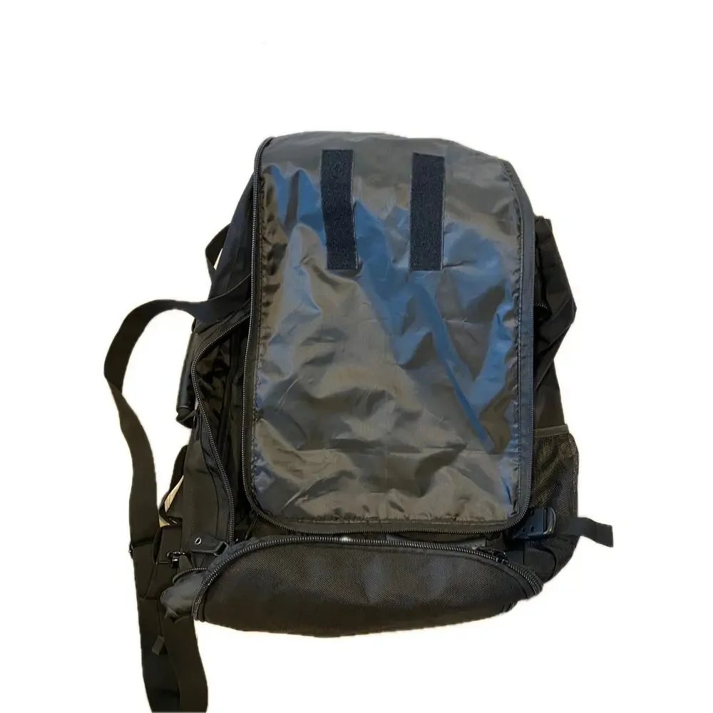 Generic Front and Side Loading Hiking Black Backpack XL